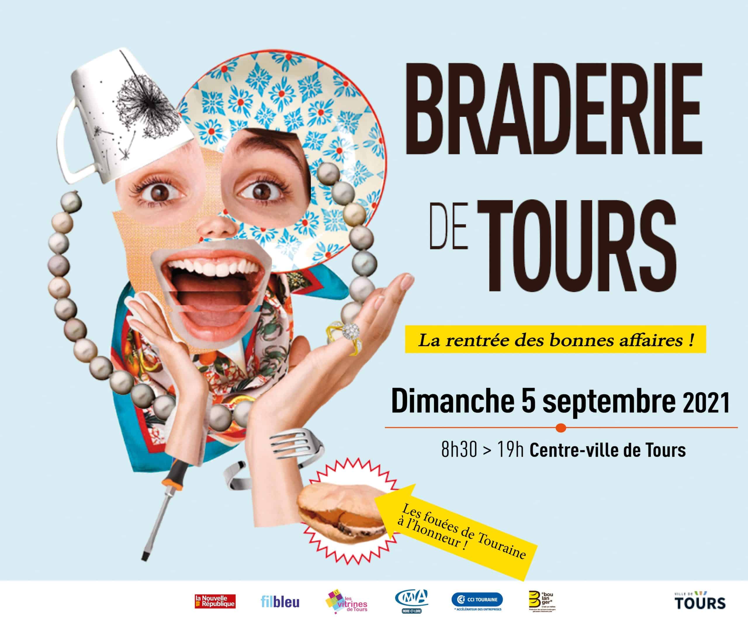 braderie de tours 2023 horaires